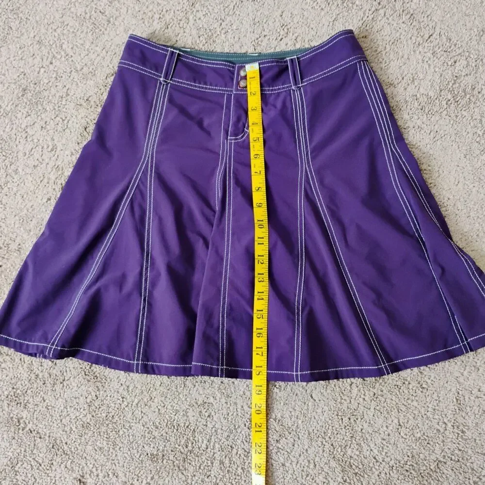 Athleta Purple A-Line Mini Skirt Size 4
